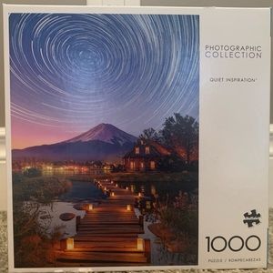 Jigsaw Puzzle 1000 Buffalo Spiral Night Sky